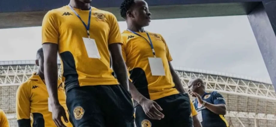 Kaizer Chiefs’ Thabiso Monyane and Siphesihle Ndlovu in Ndola for the ZESCO United CAF clash. Image: kcofficial/Instagram