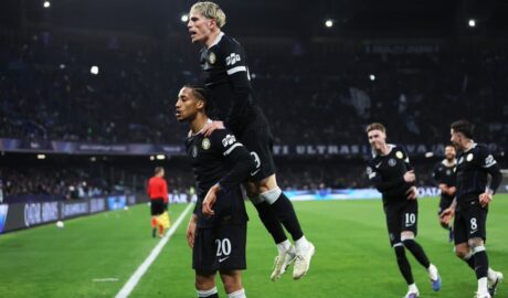 Champions League chaos as Real Madrid drop from the top eight while Benfica surge and Napoli fall after Chelsea’s late comeback.